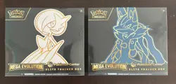 Mega Evolution Lucario & Gardevoir Pokemon Center Exclusive ETBs - Sealed Set - Image 1