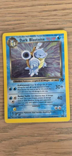 Pokemon TCG Dark Blastoise 3/82 Team Rocket Rare Holo Card - Image 3