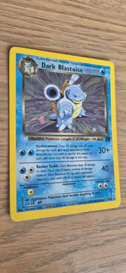 Pokemon TCG Dark Blastoise 3/82 Team Rocket Rare Holo Card - Image 5