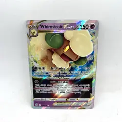 Pokemon Card Whimsicott VSTAR 065/172 Ultra Rare SWSH09: Brilliant Stars - Image 1
