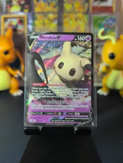 Mimikyu v 068/172 Ultra Rare Pokemon Card Brilliant Stars NM Pokemon TCG - Image 1