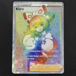 Pokemon TCG - Klara (Secret) - 217/198 - Chilling Reign - Holo - Secret Rare NM - Image 1
