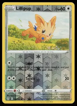 Lillipup 133/203 Common Evolving Skies Pokemon Reverse Holo Lightly Played - Image 1