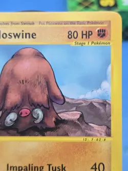 Piloswine 43/144 - Skyridge - Uncommon - e-Reader Pokemon Card - LP - Vintage - Image 4