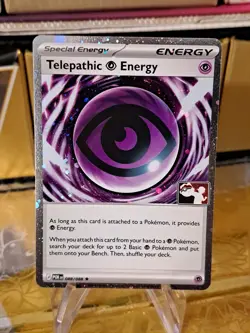 Telepathic Energy Holo Prize Pack Series 9 Promo Pokemon Card NM/LP 088/088 POR - Image 1
