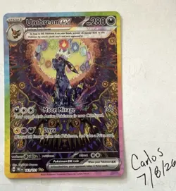 The Pokemon Company Pokemon TCG Umbreon ex 161/131 Prismatic Evolutions Holo - Image 2