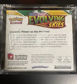 Pokemon TCG Evolving Skies Booster Box FACTORY SEALED W/ Acrylic Case - Image 2