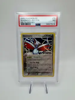 Pokemon 2005 Delta Species STAMPED Skarmory EX Reverse Holo PSA 7 ** POP 7 **🔥 - Image 1