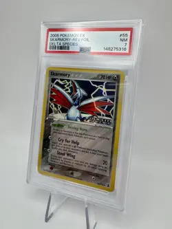 Pokemon 2005 Delta Species STAMPED Skarmory EX Reverse Holo PSA 7 ** POP 7 **🔥 - Image 2