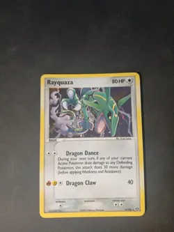 Rayquaza 9/106 Ex Emerald Cosmos Holo Rare 2005 Pokemon English TCG - Image 1