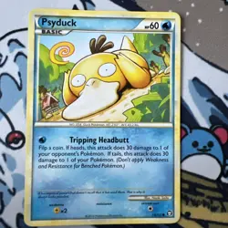 Pokemon TCG Psyduck Triumphant 74/102 Regular LP - Image 1