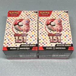 2x Pokemon S&V 151 Booster Bundles (12 Booster Packs = 1/3 Booster Box) English - Image 1