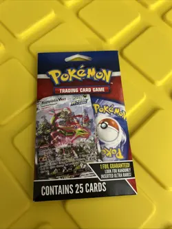 Pokemon TCG Factory Sealed Pack English Rayquaza 25 Cards (1 Foil) - Image 1