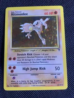 Hitmonlee 13/110 Legendary Collection Holo Rare Pokemon TCG Card English - Image 1
