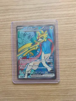 Pokemon TCG Hops Zacian EX Full Art Holo Card 176/159 Journey Together - Image 1