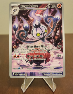 Chandelure White Flare Illustration Rare Holo 103/086 English - Image 1