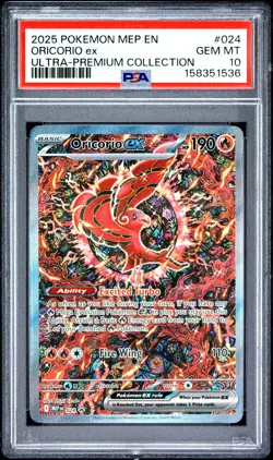 2025 Pokemon MEP Black Star Promos 024 Oricorio ex PSA 10 158351536 - Image 1