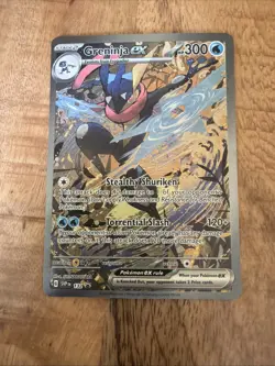 Pokemon TCG Greninja EX 132 Black Star Promo Holo Card Sv: Shrouded Fable - Image 3