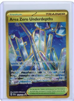 Area Zero Underdepths Pokemon Trainer 174/142 Stellar Crown Gold Rare ! - Image 1