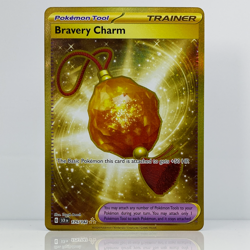 Bravery Charm 175/142 Hyper Rare Pokemon TCG SV07: Stellar Crown NM - Image 1