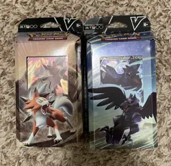 Pokemon V Battle Deck: Lycanroc V/ Corviknight V (Set of 2) - Image 1