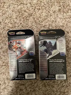 Pokemon V Battle Deck: Lycanroc V/ Corviknight V (Set of 2) - Image 2