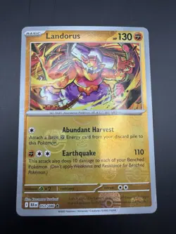 Pokemon TCG Landorus 053/086 Sv: Black Bolt Holo Rare Master Ball EN - Image 2