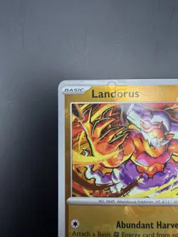 Pokemon TCG Landorus 053/086 Sv: Black Bolt Holo Rare Master Ball EN - Image 3