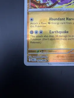 Pokemon TCG Landorus 053/086 Sv: Black Bolt Holo Rare Master Ball EN - Image 5