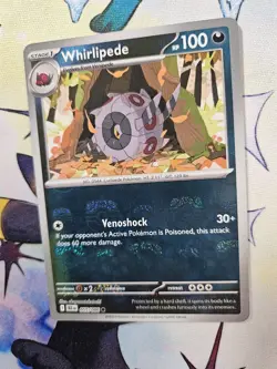 Pokemon TCG Whirlipede 055/086 Sv: Black Bolt MASTER BALL ENG - Image 1