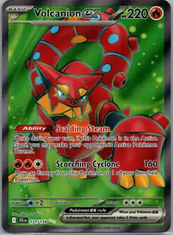 Volcanion ex 171/159 Ultra Rare Journey Together Pokemon Holo Near Mint - Image 1