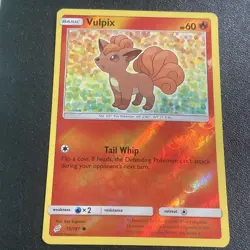 Vulpix 15/181 Common Reverse Holo English Pokemon TCG Sun & Moon Team Up NM - Image 1