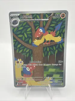 Archen Pokemon White Flare 131/086 Illustration Rare NM Pokemon - Image 1