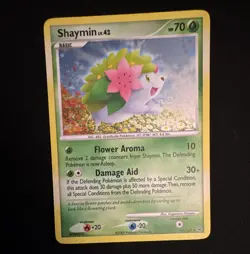 Pokemon Shaymin 14/127 Platinum 2009 English Holo Rare Basic 70 HP - Image 1