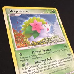 Pokemon Shaymin 14/127 Platinum 2009 English Holo Rare Basic 70 HP - Image 2