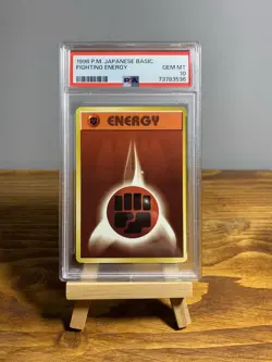 Pokemon - Japanese Base Set - Fighting Energy - PSA 10 - Image 1
