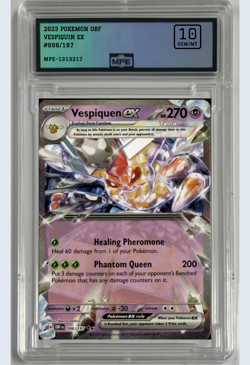 9 Card Pokemon MPE Graded Lot - Vespiquin, Reshiram, Gardevoir & More - Image 2