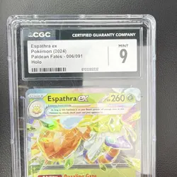 Pokemon TCG Espathra EX Scarlet & Violet Paldean Fates Holo Double Rare Card - Image 3