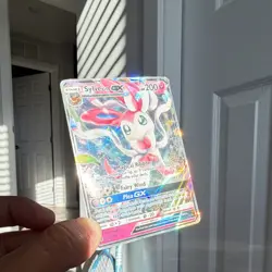 The Pokemon Company Sylveon GX 92/145 Guardians Rising UR Holo EN 2017 HP200 - Image 2