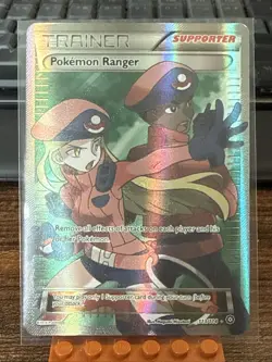 Pokemon Ranger Full Art Ultra Rare Holo 113/114 XY Steam Siege Trainer EN - Image 1