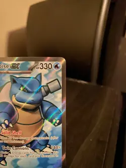 Pokemon TCG Blastoise ex 184/165 SV Scarlet & Violet 151 Holo UR EN 330 HP - Image 5