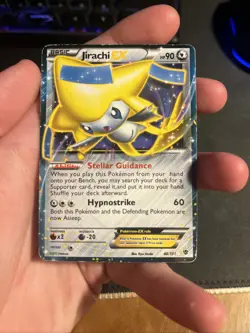 Jirachi EX 60/101 Plasma Blast Holo Ultra Rare Pokemon Card Black White NM - Image 1