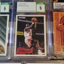 Lot Of 7 CSG BCCG graded Michael Jordan Cards Chicago Bulls HOF - Image 3