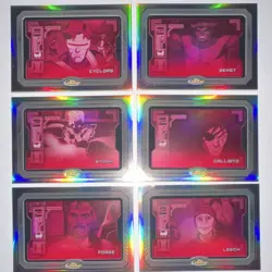 Topps 2025 Finest X-Men '97 - Sentinel scan 6 Card Lot Cyclops - Beast - Storm - Image 2