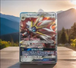 Pokemon TCG Solgaleo GX Sun & Moon SM16 Holo Black Star Promo - Image 1