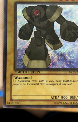 Elemental HERO Clayman Ehc2-En002 Elemental Hero Collection 2 Limited Edition - Image 4
