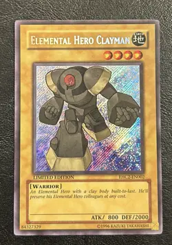 Elemental HERO Clayman EHC2-EN002 Elemental Hero Collection 2 Limited Edition - Image 1