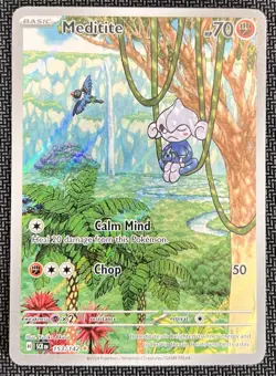 Meditite - 153/142 - SV07: Stellar Crown (SCR) Pokemon TCG - Image 1