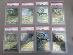 Pokemon Chinese Exclusive Gem Vol.2 CBB2C PSA 10 FULL Sequential Set Eeveelution - Image 1