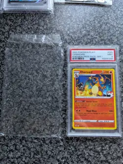 Pokemon Card PSA 9 Charizard Prize Pack Series 1 One Play Promo VIV 025/185 2022 - Image 2